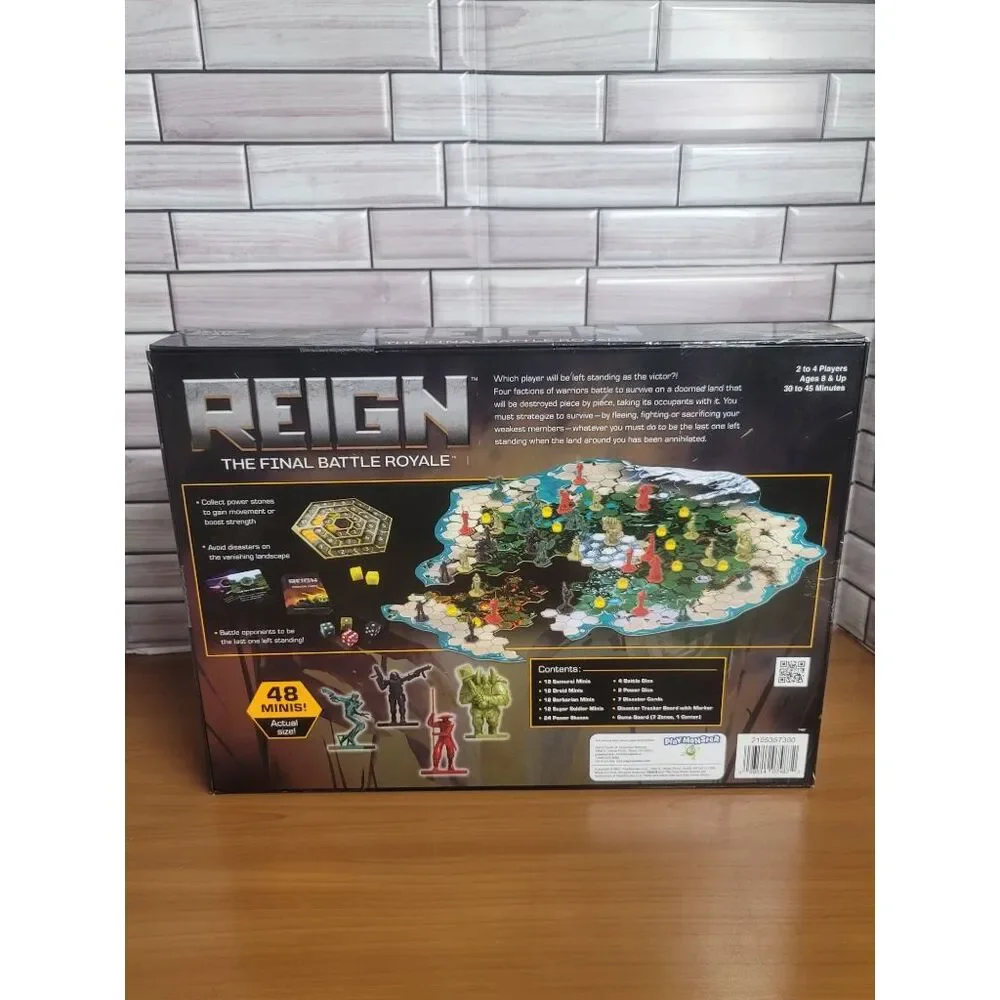 Reign The Final Battle Royale Strategic 48ct Miniatures Board Game(New) #A46